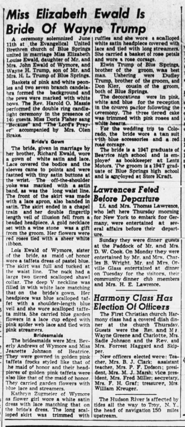Clipping from Beatrice Daily Sun